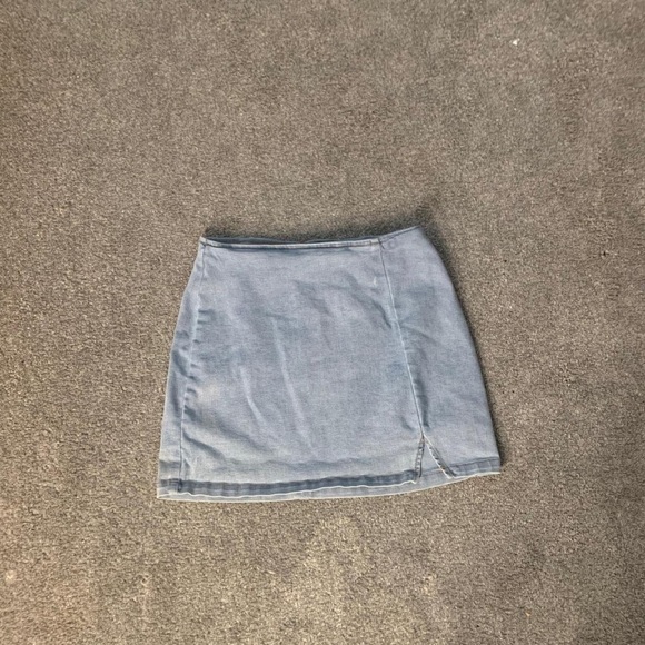 Denim Mini Skirt - Picture 1 of 3